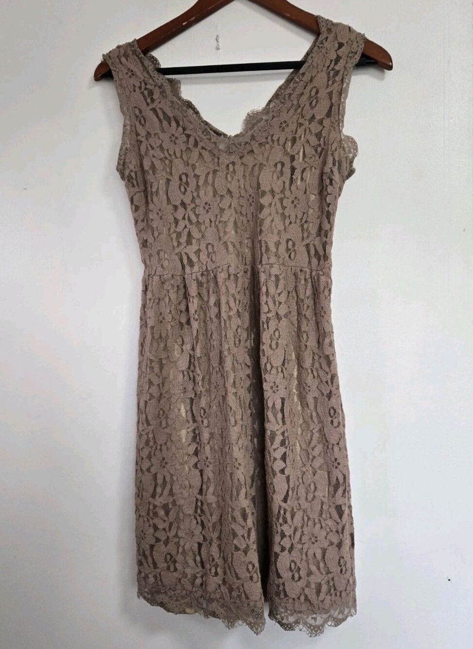 Soieblu Blouse Womens M Dress‎ Brown Festival Floral Whimisigoth Sheer Granola